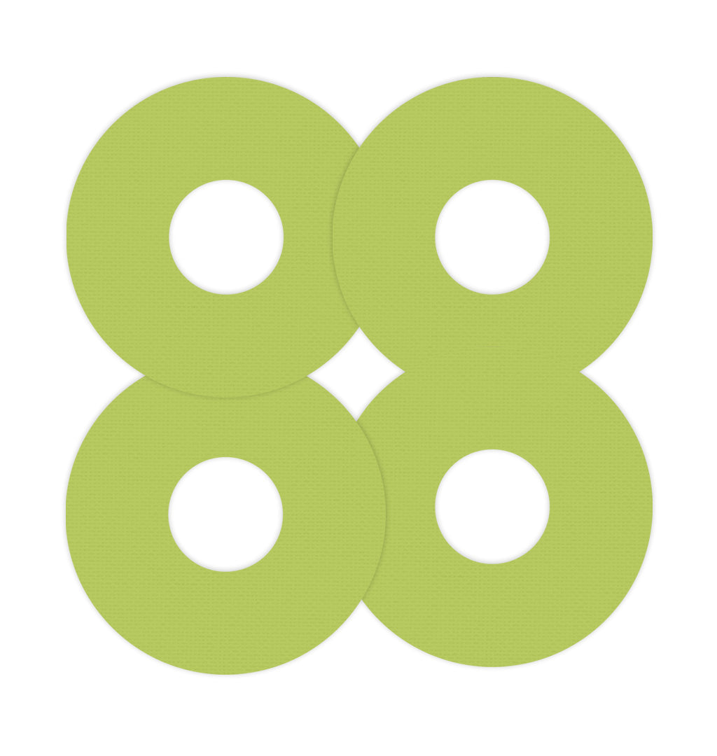 Solid Color Pear FreeStyle Libre 3 Patch Tape - Pump Peelz