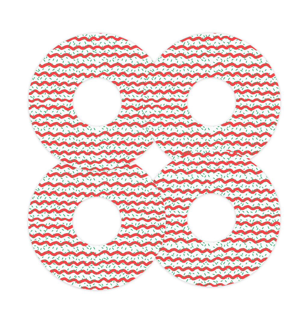 Christmas Icing FreeStyle Libre 3 Patch Tape - Pump Peelz