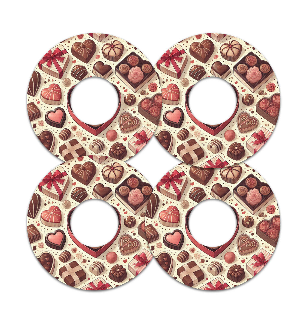 Chocolate Love FreeStyle Libre 3 Patch Tape - Pump Peelz
