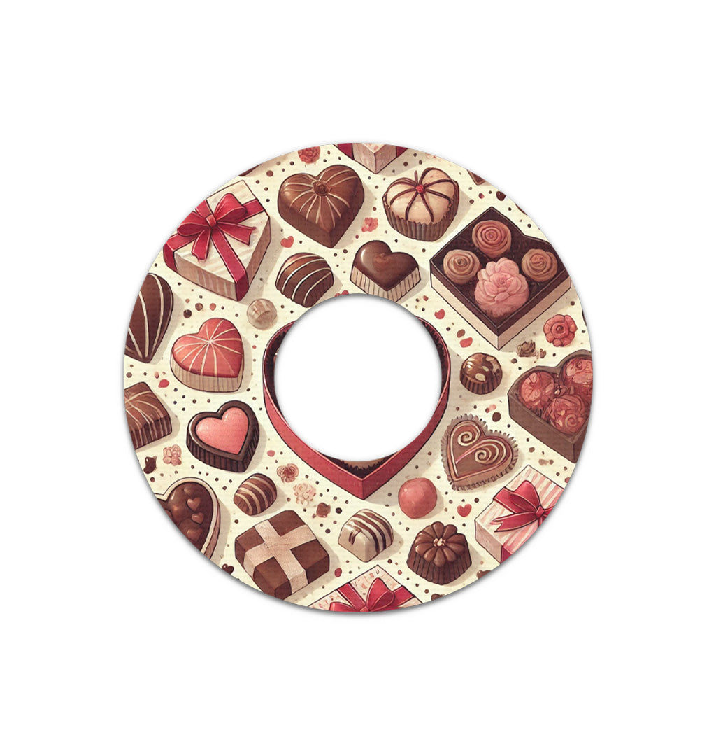 Chocolate Love FreeStyle Libre 3 Patch Tape - Pump Peelz