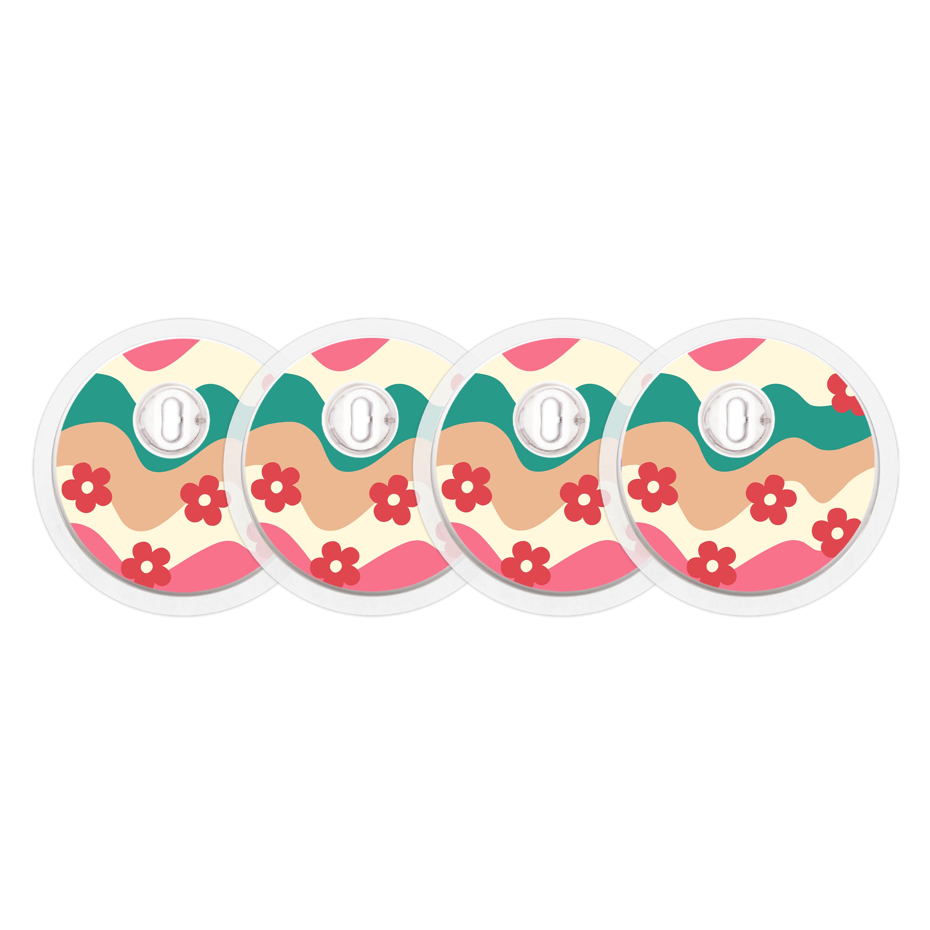 Retro Noel FreeStyle Libre 3 Sensor Sticker - Pump Peelz