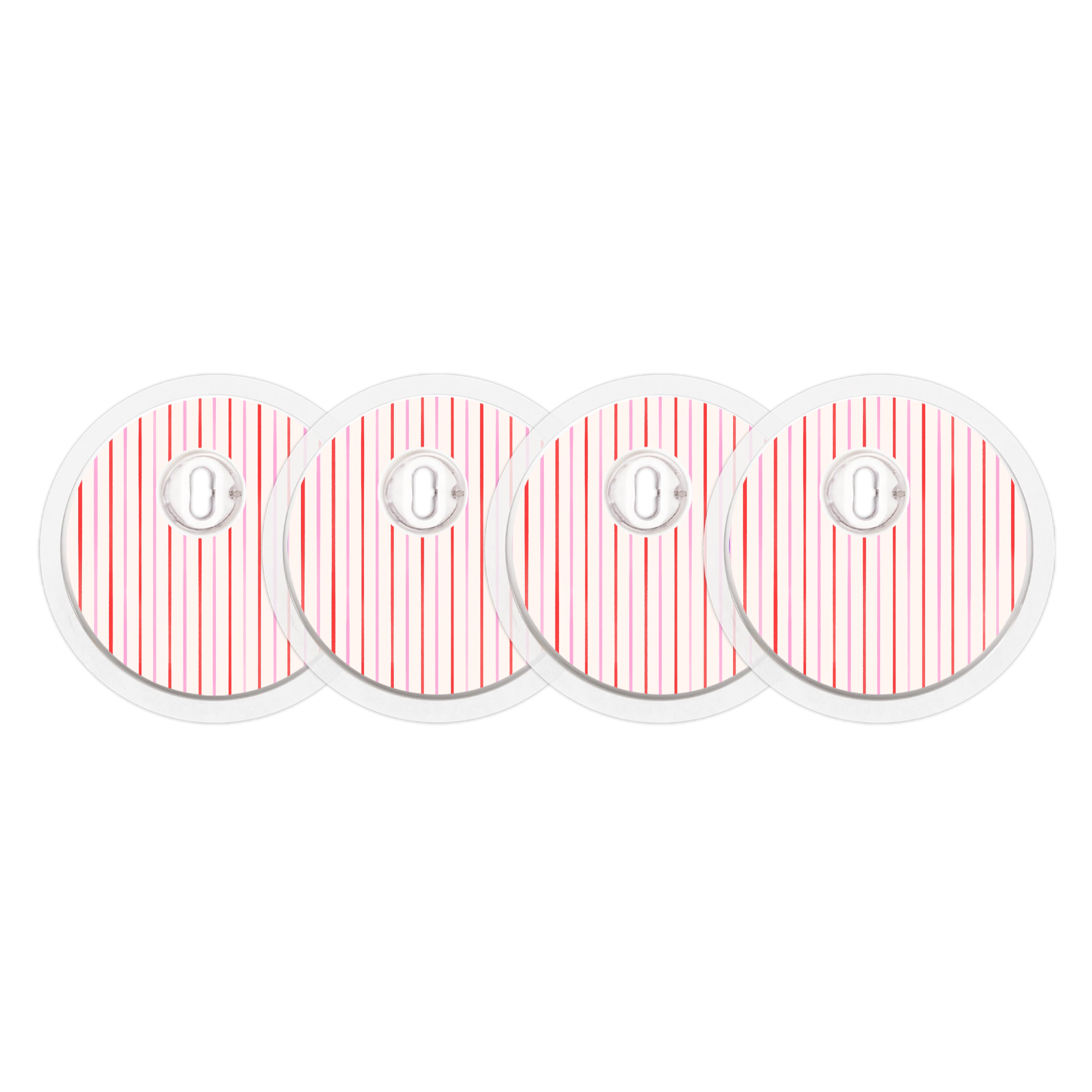 Peppermint Stripes FreeStyle Libre 3 Sensor Sticker - Pump Peelz