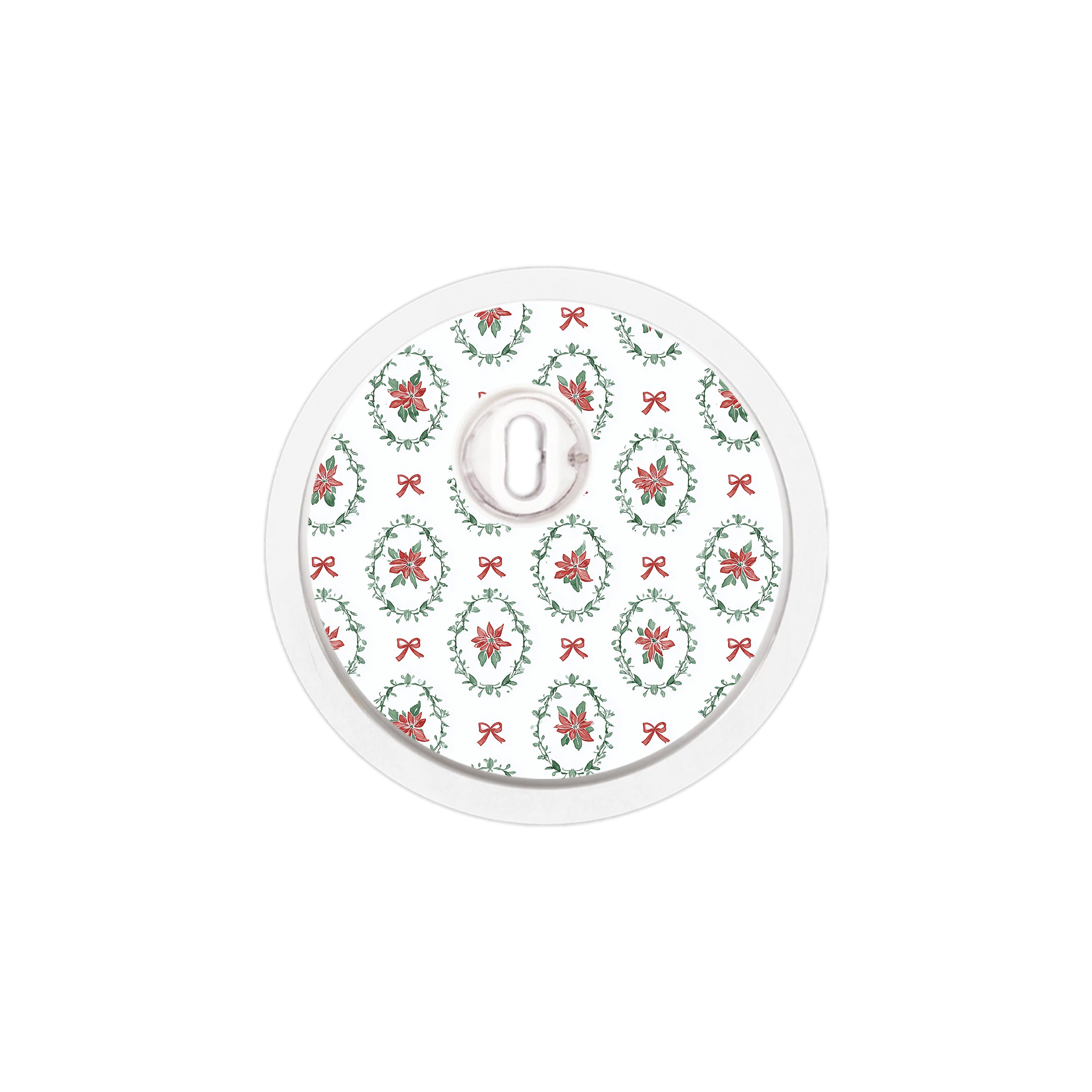 Poinsettia Parade FreeStyle Libre 3 Sensor Sticker - Pump Peelz