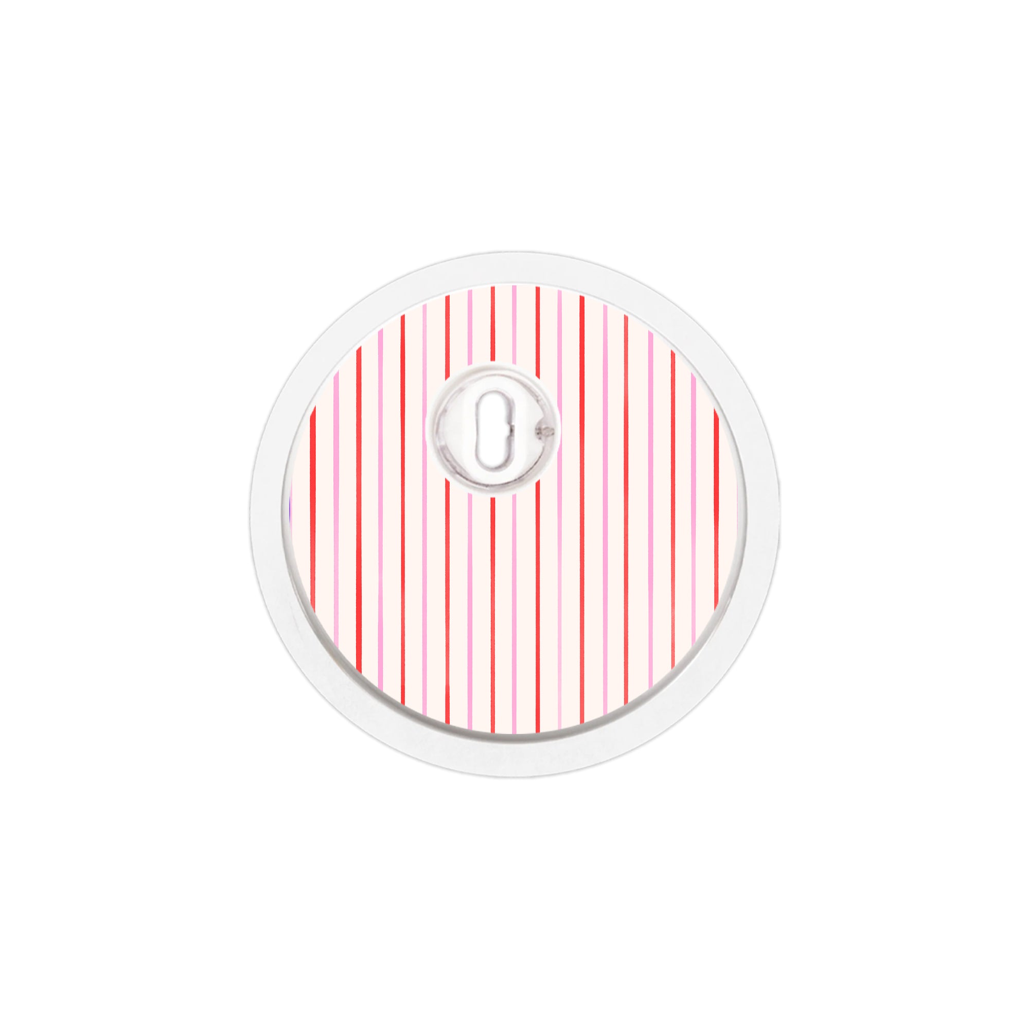 Peppermint Stripes FreeStyle Libre 3 Sensor Sticker - Pump Peelz