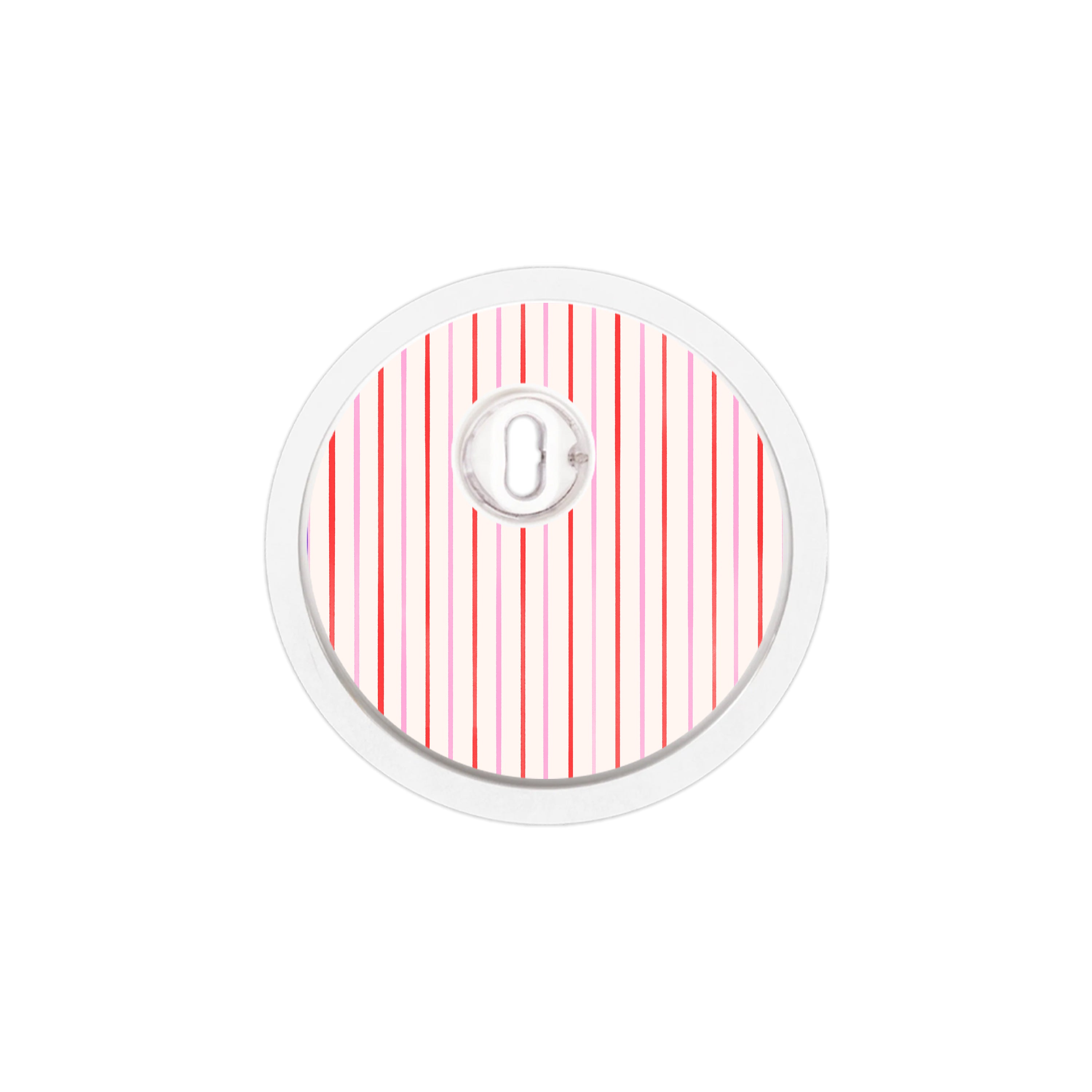 Peppermint Stripes FreeStyle Libre 3 Sensor Sticker - Pump Peelz