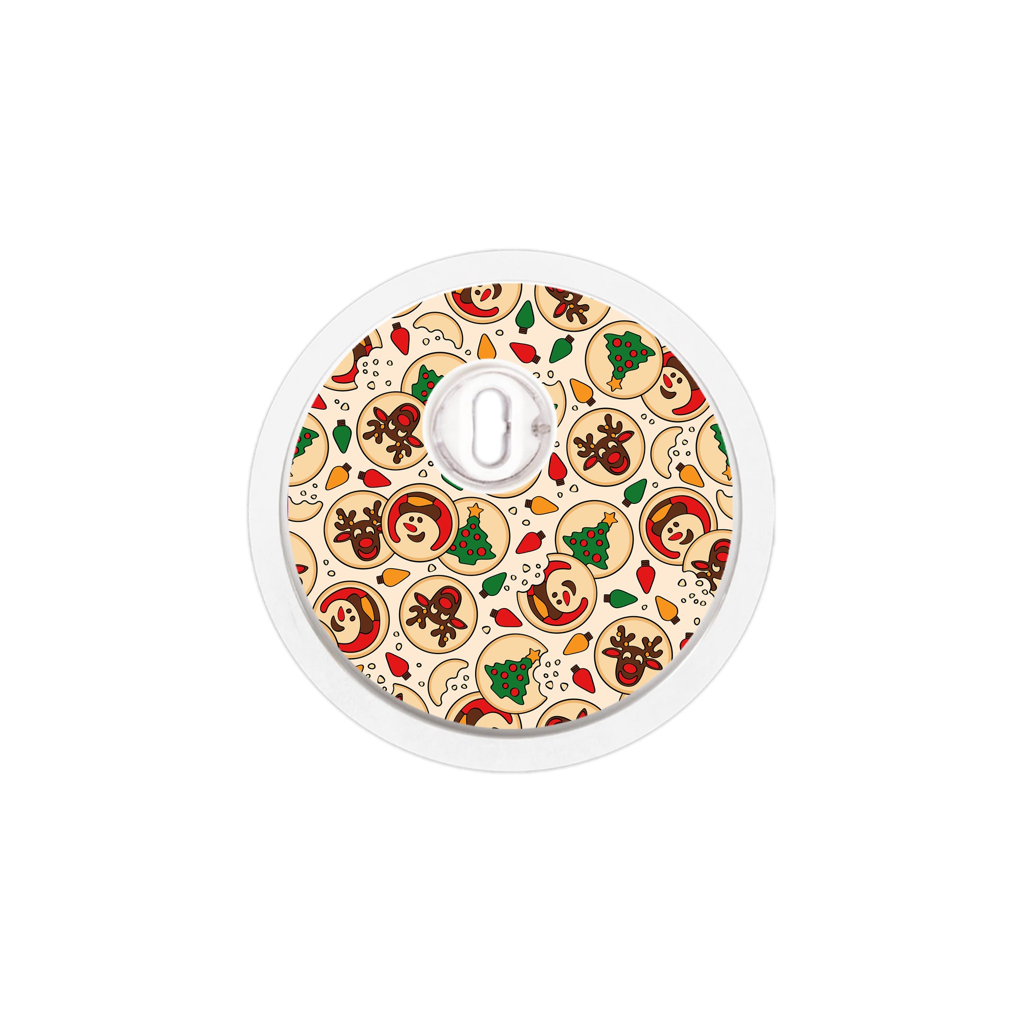 Santa's Cookies FreeStyle Libre 3 Sensor Sticker - Pump Peelz