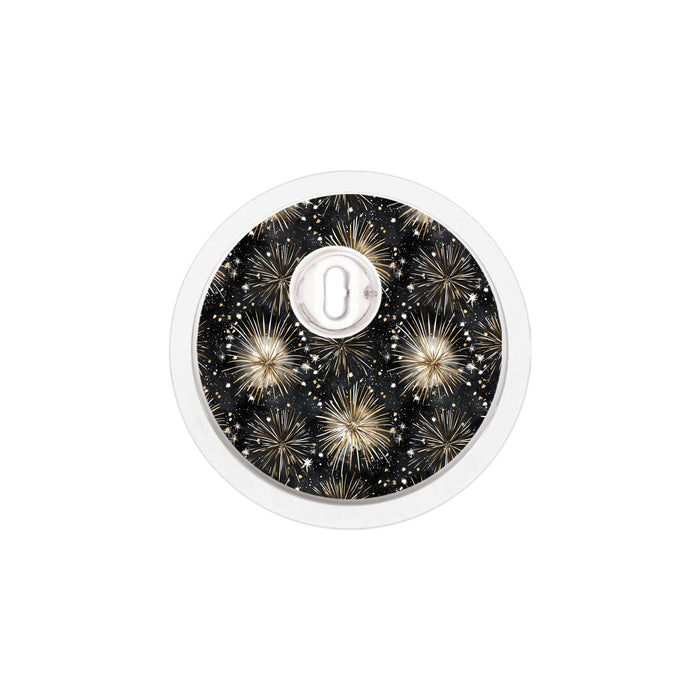 Fireworks Sticker Designed for the FreeStyle Libre 3 Sensor