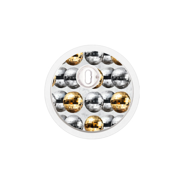 Disco Balls Sticker Designed for the FreeStyle Libre 3 Sensor