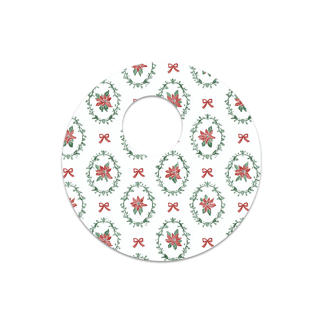 Poinsettia Parade FreeStyle Libre 3 Sensor Sticker - Pump Peelz