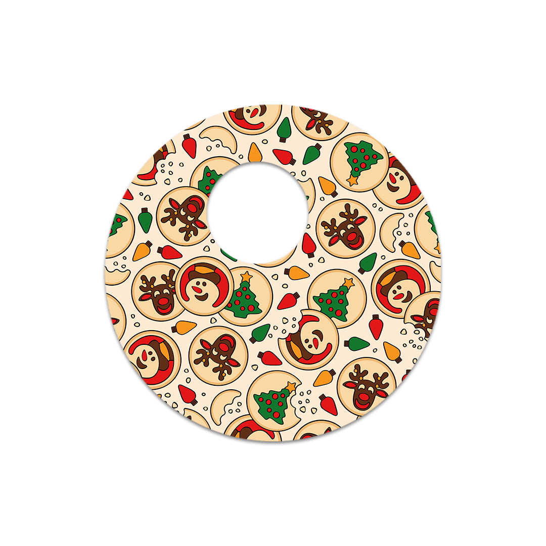 Santa's Cookies FreeStyle Libre 3 Sensor Sticker - Pump Peelz