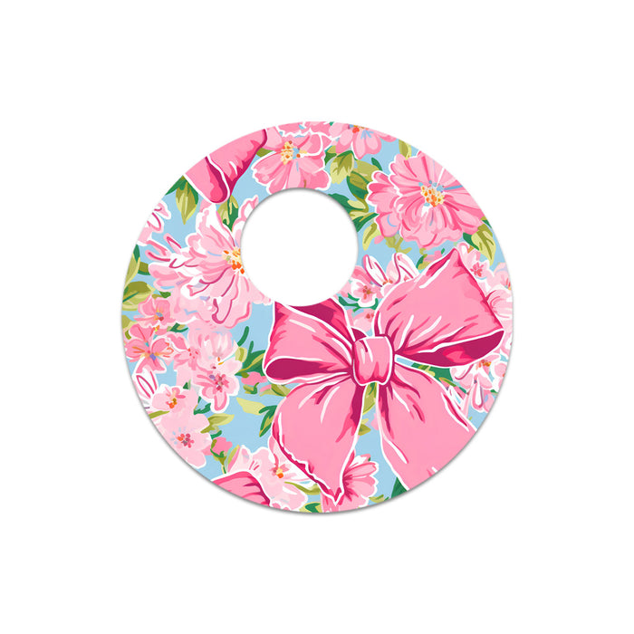 Blossom Bows Sticker Designed for the FreeStyle Libre 3 Sensor