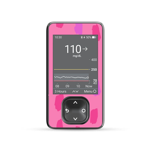 Lipstick Smudge DEXCOM G7 and Stelo and G6 Touchscreen Receiver Sticker-Pump Peelz