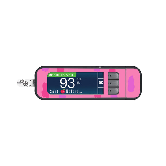 Lipstick Smudge for Bayer Contour Next Glucometer-Pump Peelz