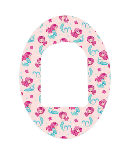 Lovely Mermaids Patch Omnipod Tape-Pump Peelz