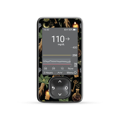 Mandrakes DEXCOM G7 and Stelo and G6 Touchscreen Receiver Sticker-Pump Peelz