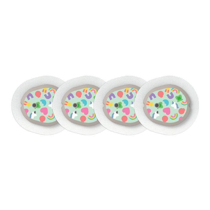 Marshmallow Charms Sticker Designed for the DEXCOM G7 and Stelo Transmitter-Pump Peelz