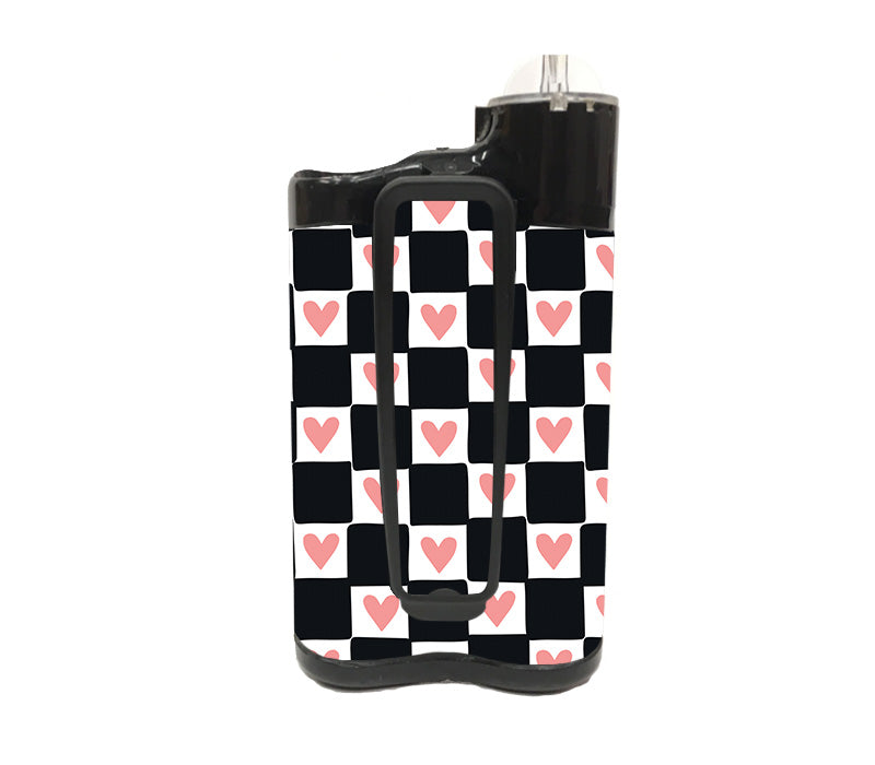 Checkered Hearts Sticker for Medtronic MiniMed 770G & 780G - Pump Peelz