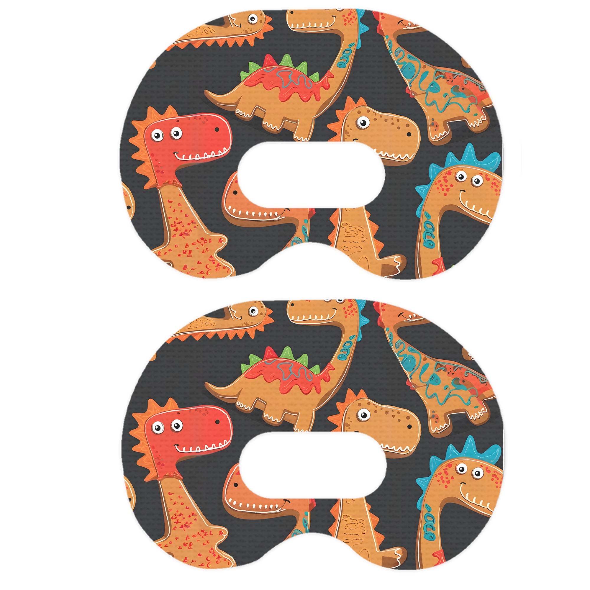 Jurassic Gingerbread Medtronic Guardian Connect Patch Tape - Pump Peelz