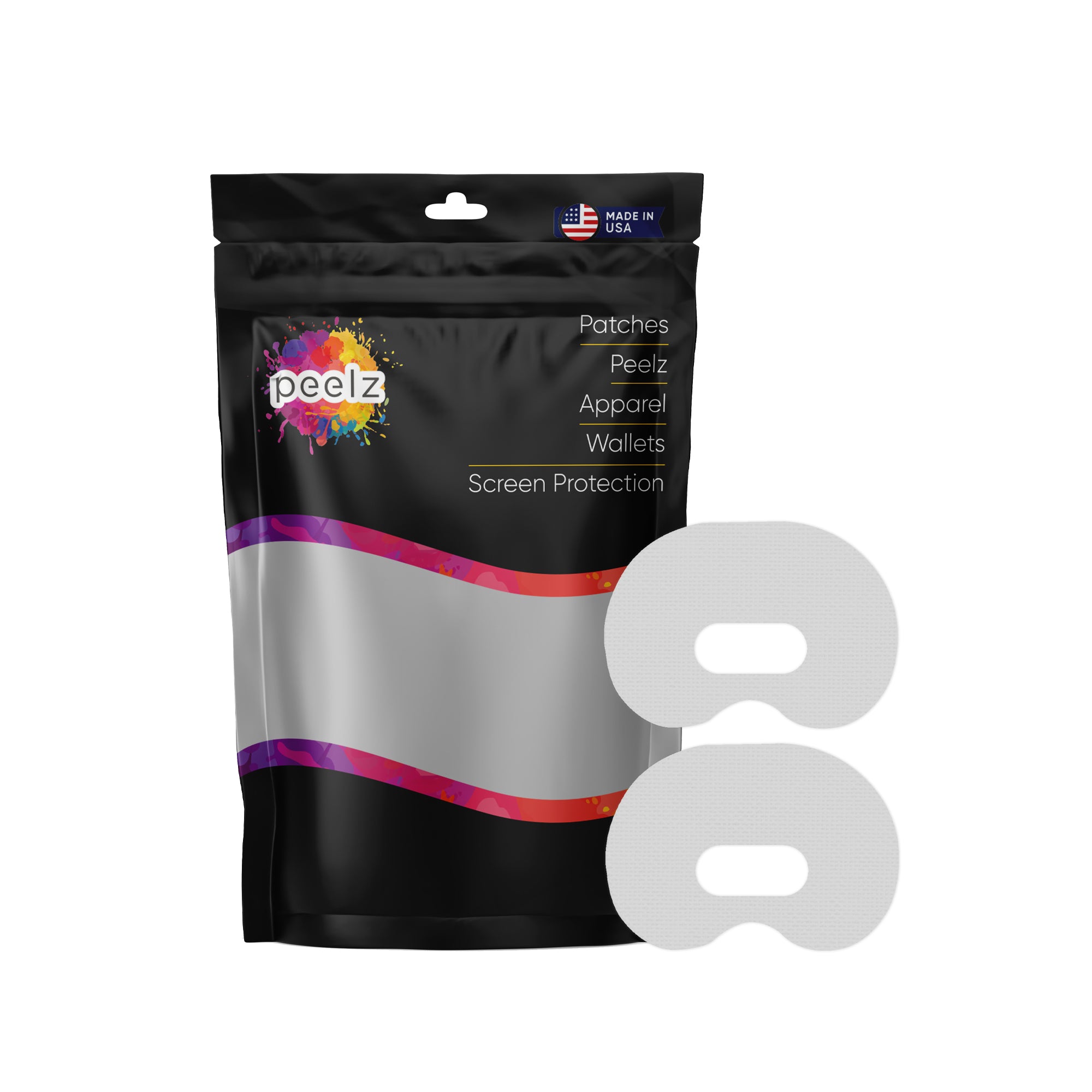 Solid Color Platinum Medtronic Guardian Connect Patch Tape - Pump Peelz