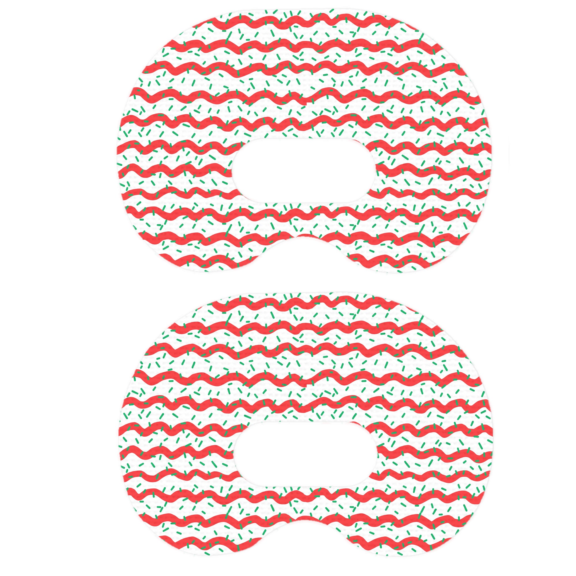 Christmas Icing Medtronic Guardian Connect Patch Tape - Pump Peelz