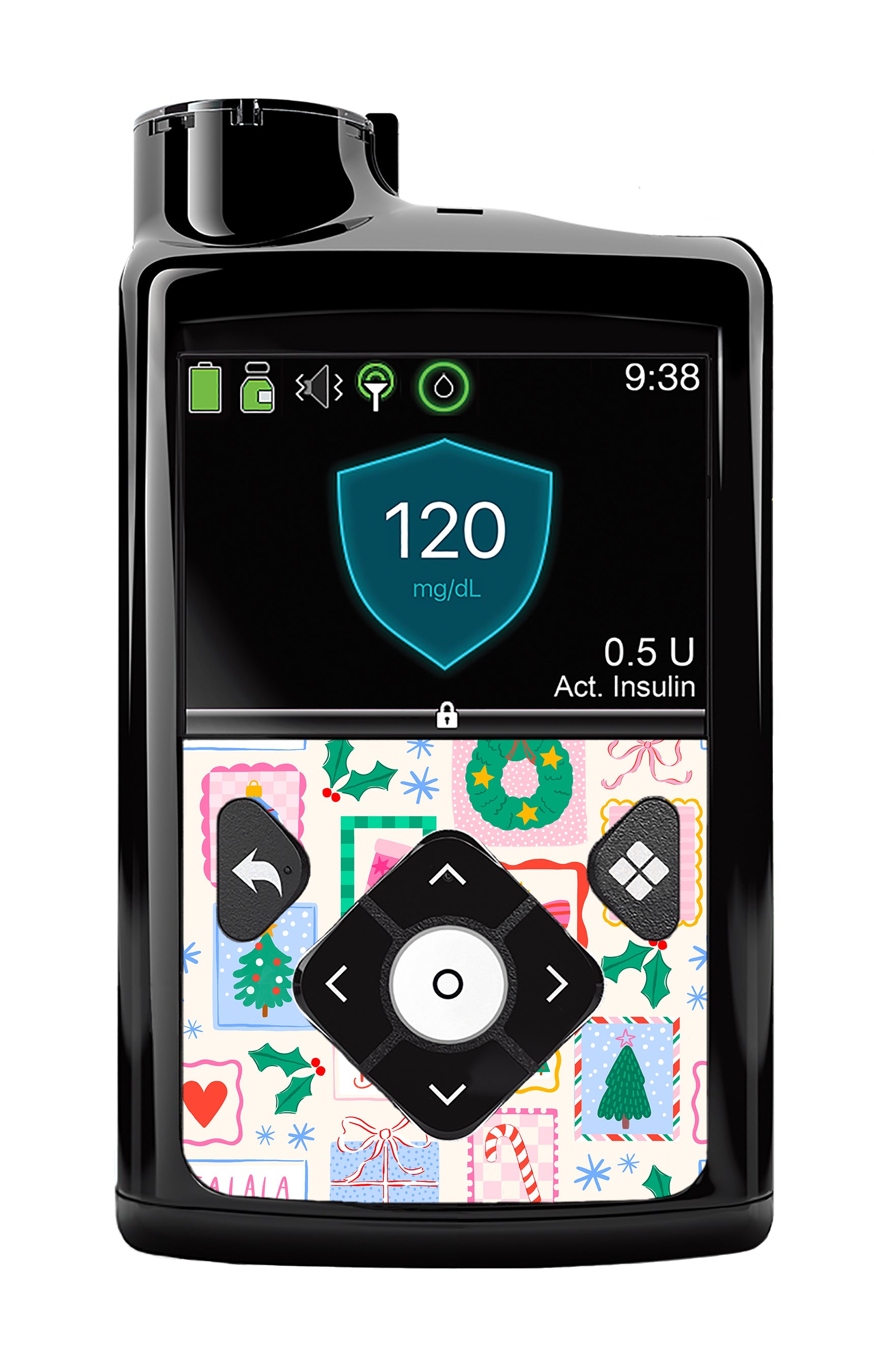 Holiday Greetings Medtronic MiniMed 770G & 780G Sticker - Pump Peelz