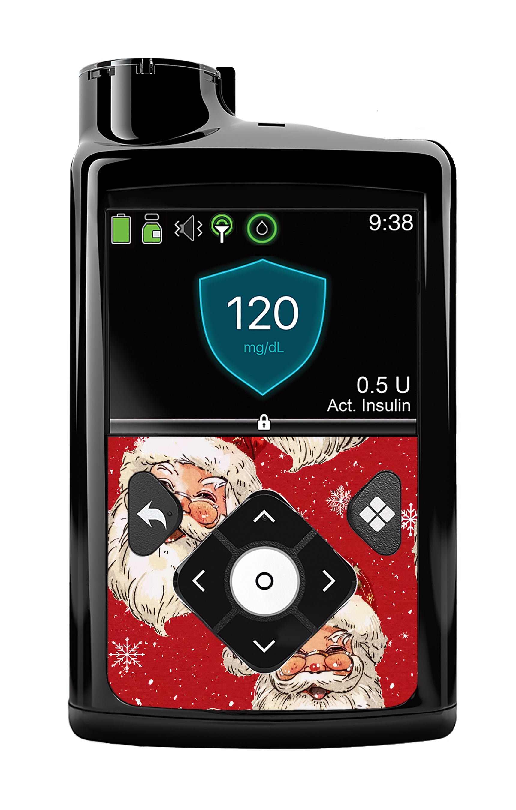 Jolly Old Saint Nick Medtronic MiniMed 770G & 780G Sticker - Pump Peelz