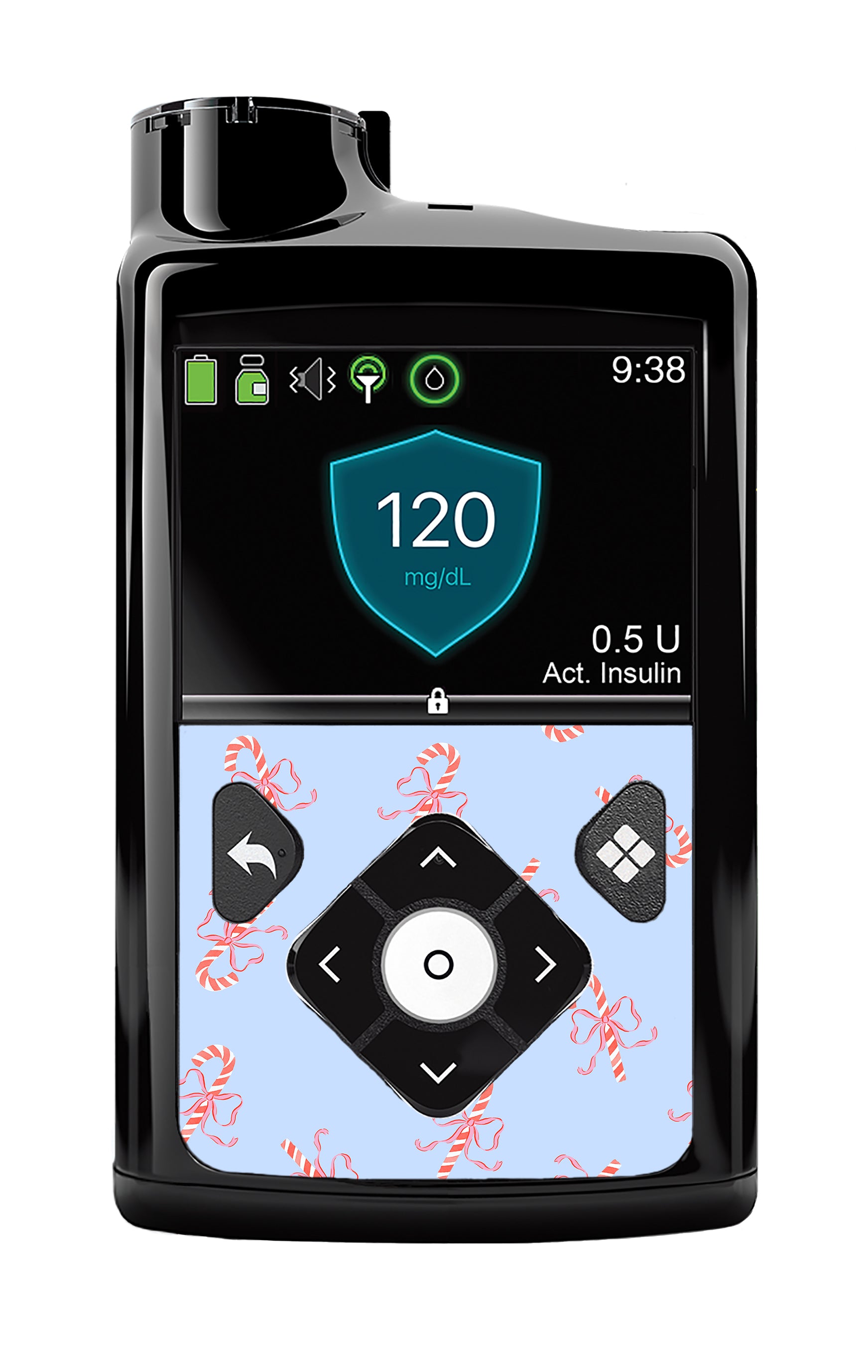 Candy Cane Lane Medtronic MiniMed 770G & 780G Sticker - Pump Peelz