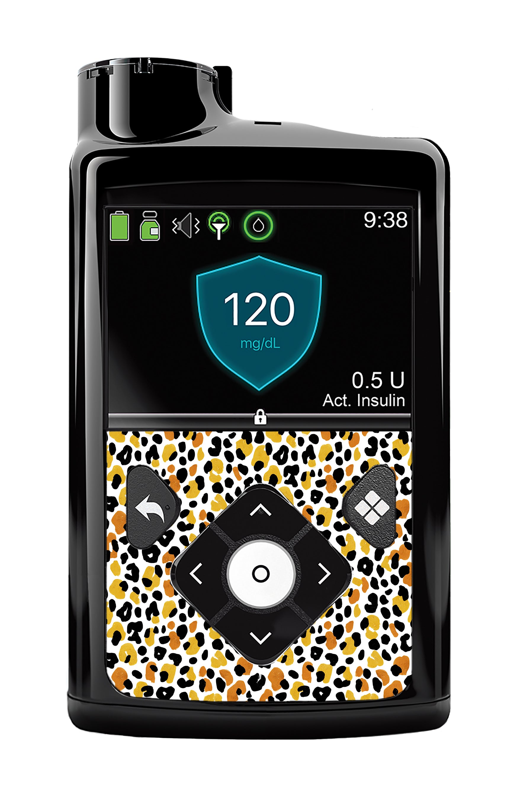 Golden Leopard Medtronic MiniMed 770G & 780G Sticker - Pump Peelz