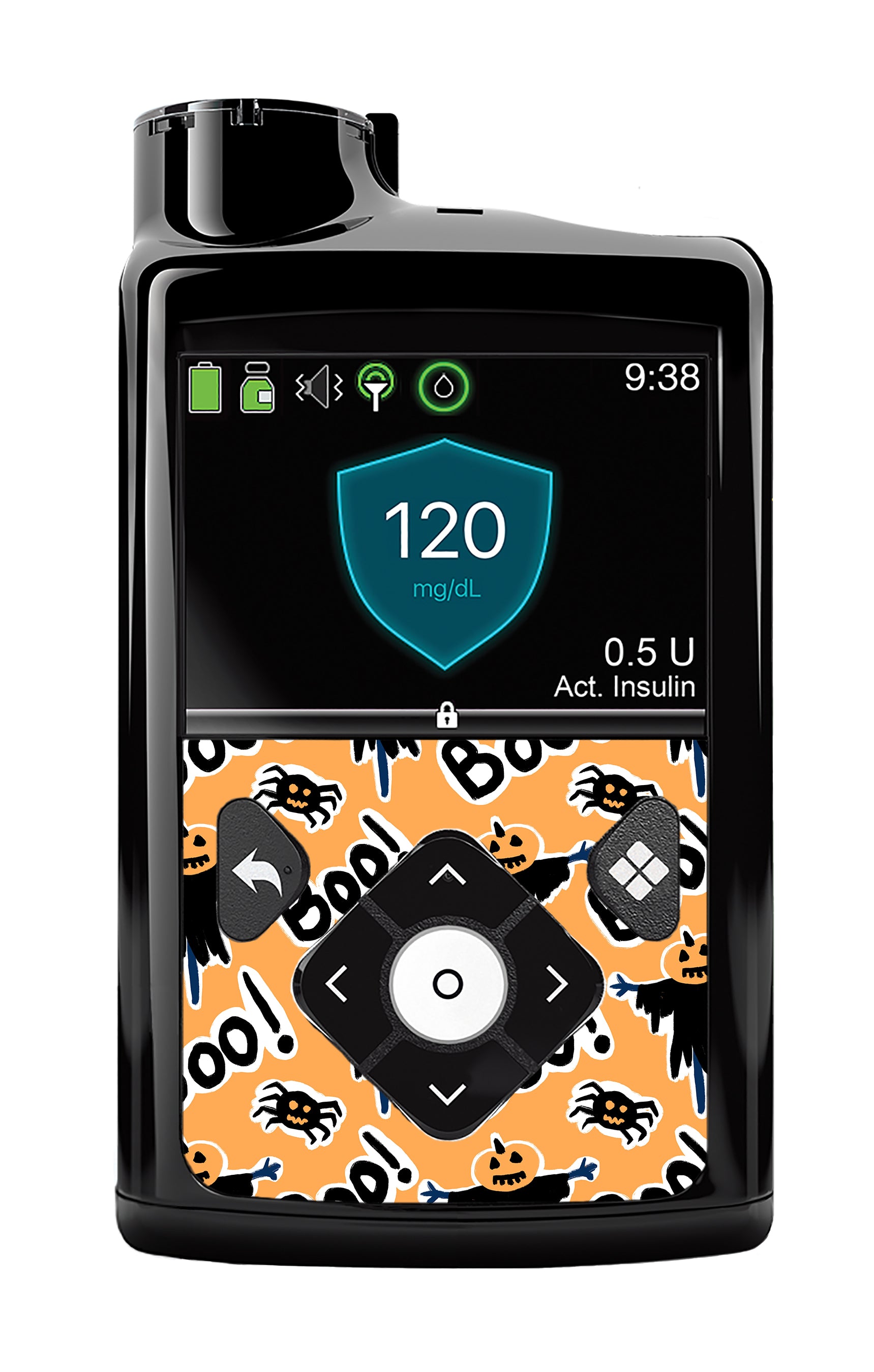 Pumpkin Boo Medtronic MiniMed 770G & 780G Sticker - Pump Peelz