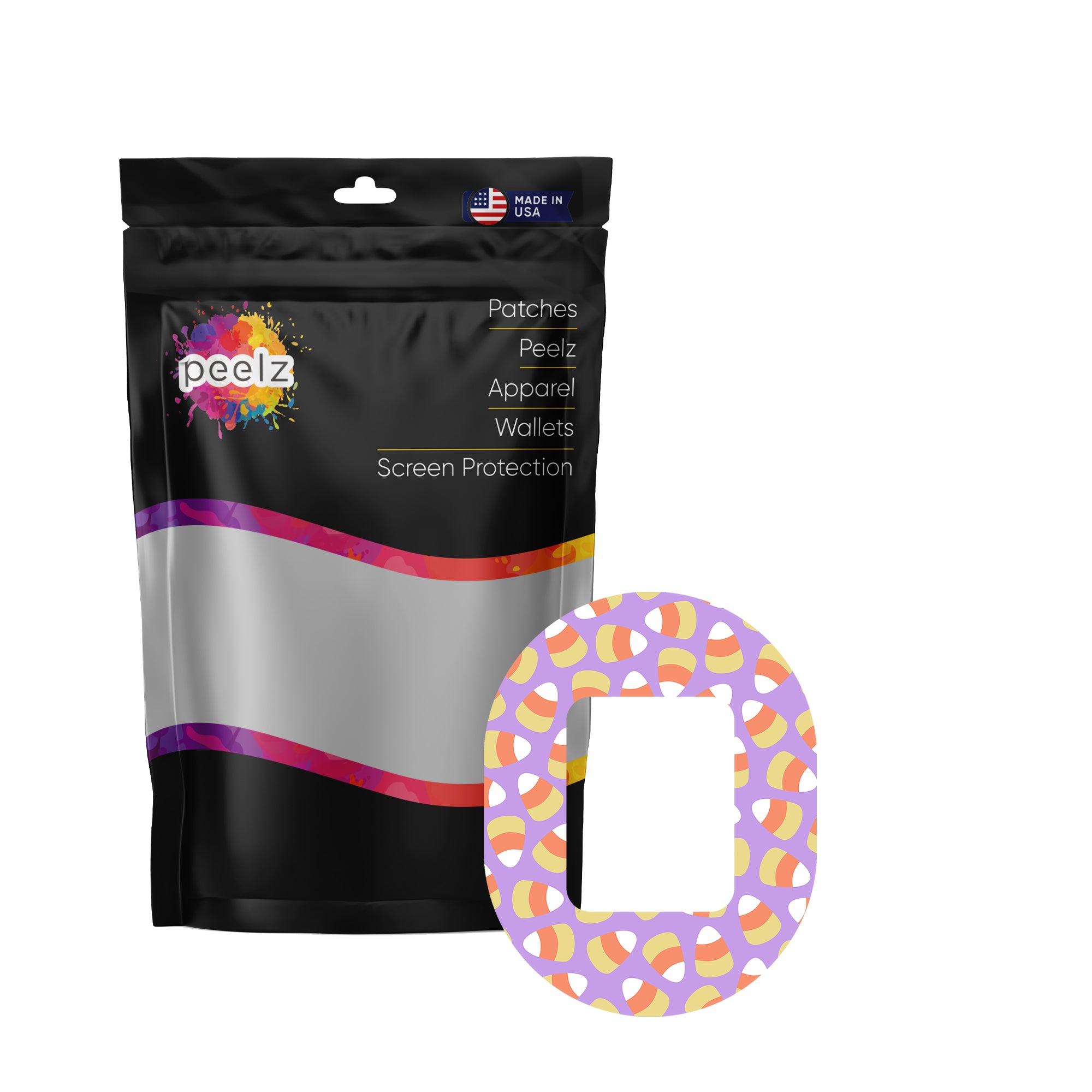 Candy Corn Tandem Mobi Patch Tape - Pump Peelz