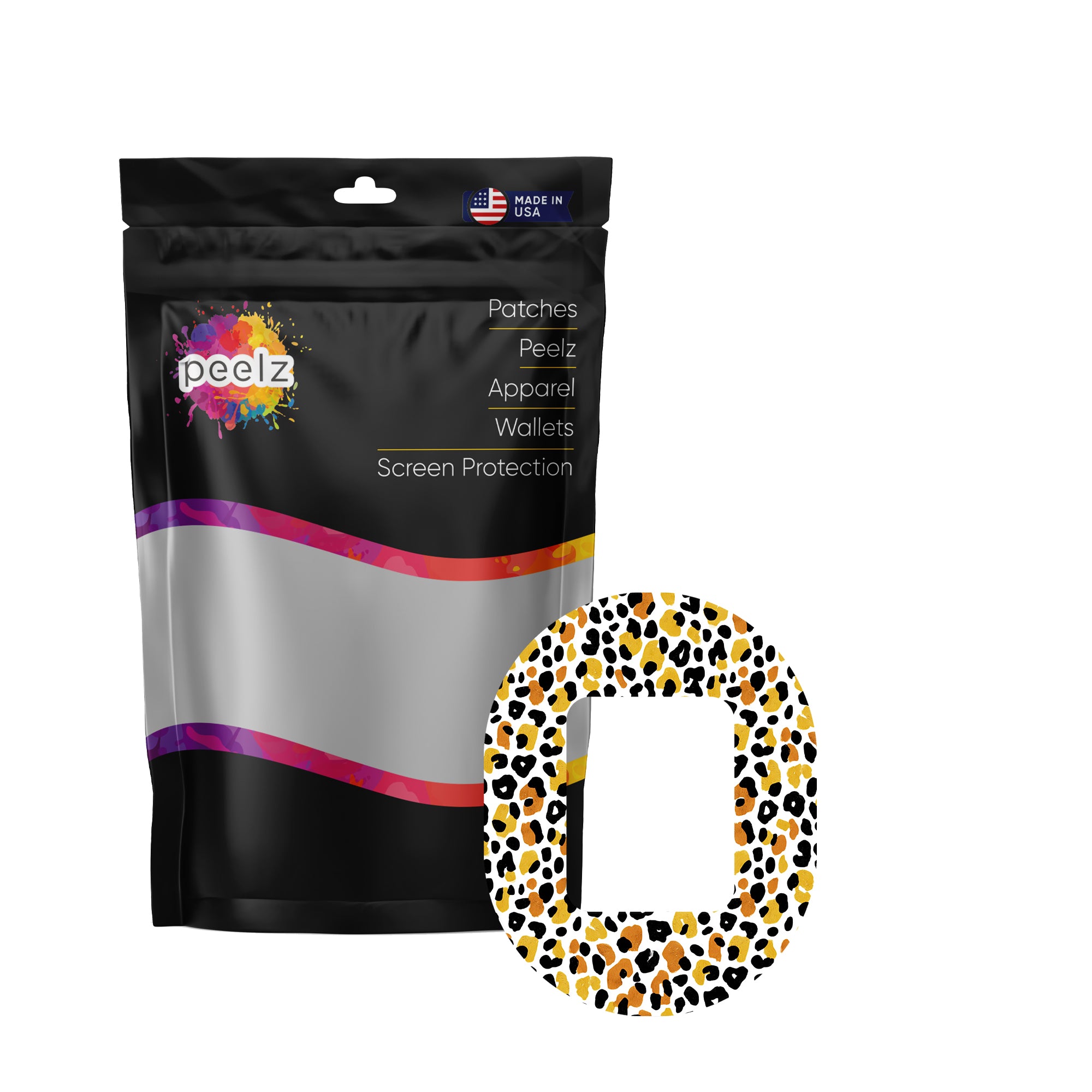 Golden Leopard Tandem Mobi Patch Tape - Pump Peelz