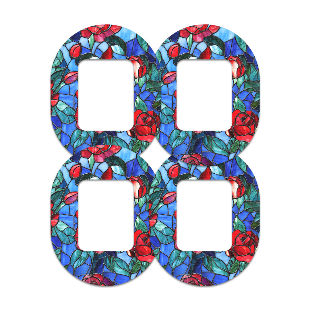 Crimson Blooms Tandem Mobi Decorative Patch Tape - Pump Peelz