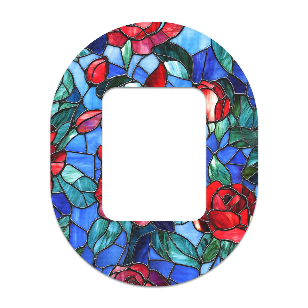 Crimson Blooms Tandem Mobi Decorative Patch Tape - Pump Peelz