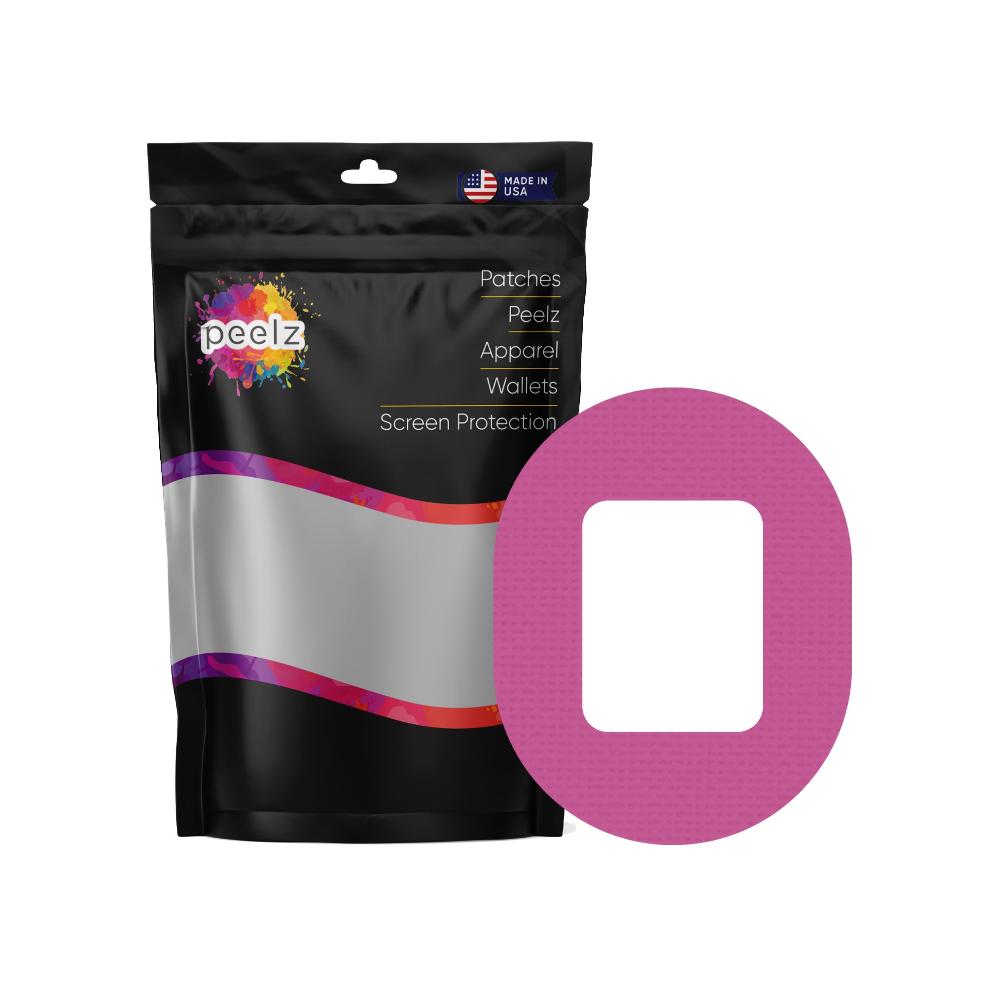 Solid Color Berry Tandem Mobi Patch Tape - Pump Peelz