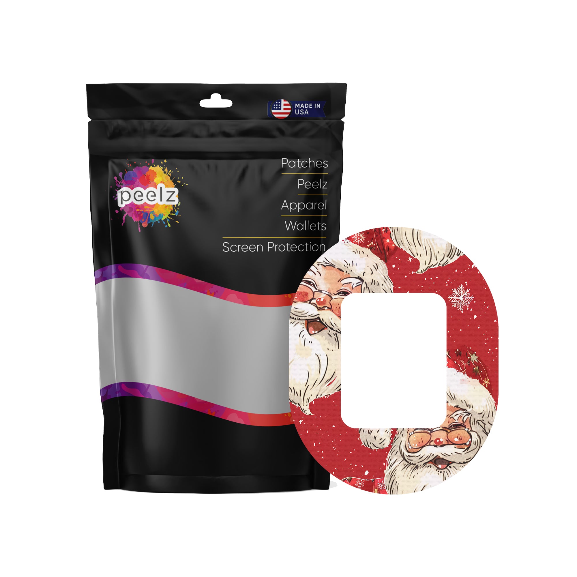 Jolly Old Saint Nick Tandem Mobi Patch Tape - Pump Peelz