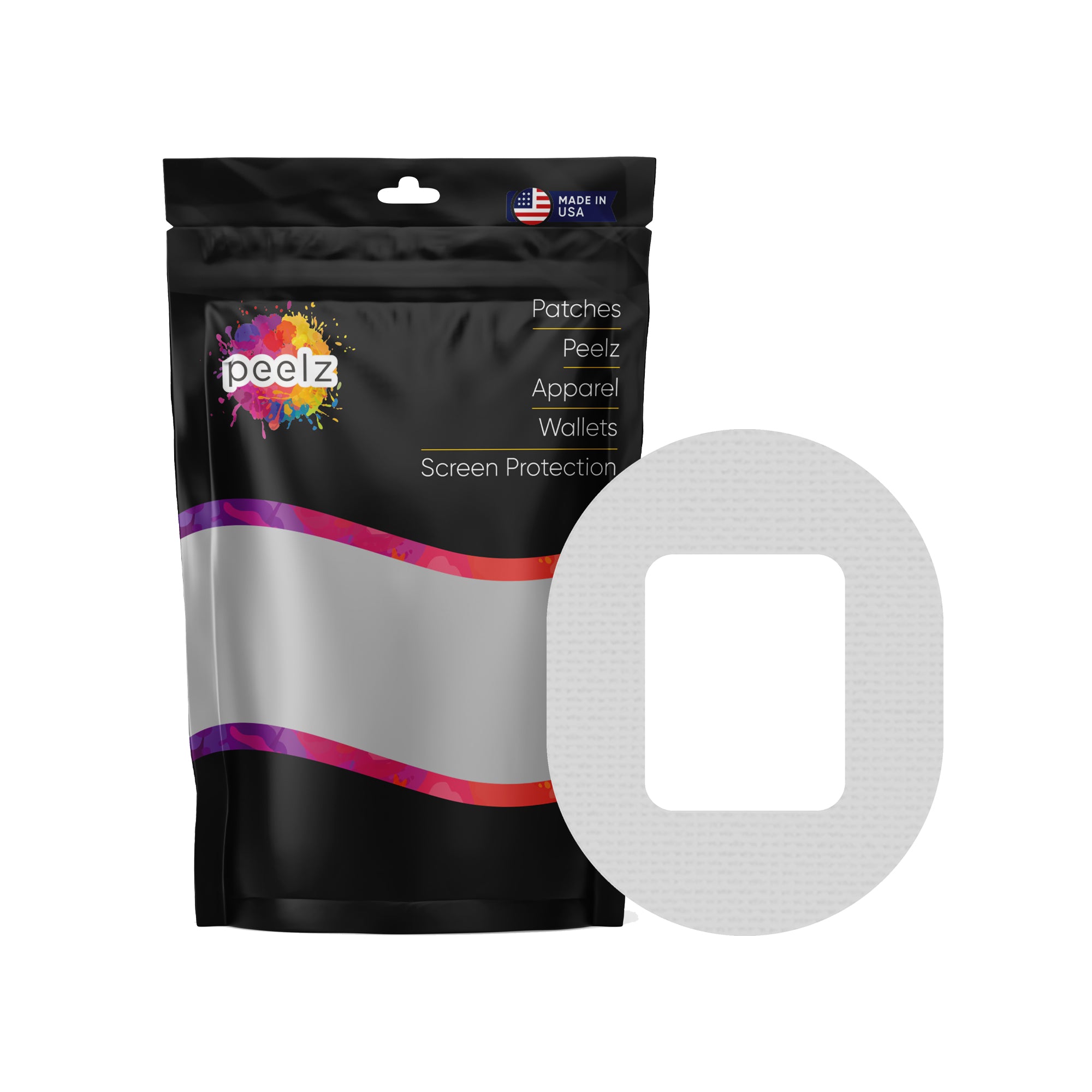 Solid Color Platinum Tandem Mobi Patch Tape - Pump Peelz