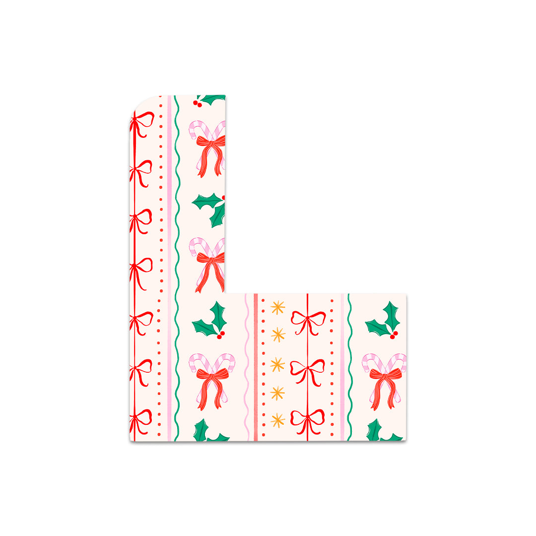 Holly Jolly Ribbon Tandem Mobi Sticker - Pump Peelz