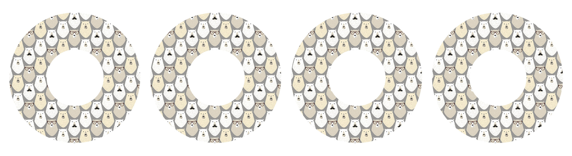 Mr. Bear Patch+ Tape Designed for the FreeStyle Libre 2 - Pump Peelz