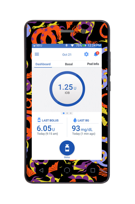 Mystic Dragons for Omnipod DASH™-Pump Peelz