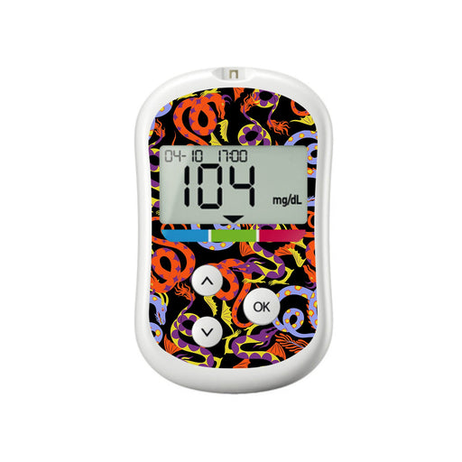 Mystic Dragons for OneTouch Verio Flex Glucometer-Pump Peelz