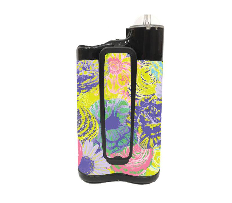 Neon Floral Sticker for Medtronic MiniMed 770G & 780G-Pump Peelz