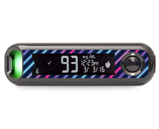 Neon Stripes For Bayer Contour© Next One Glucometer Peelz Contour Meters