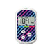 Neon Stripes For Onetouch Verio Flex Glucometer Peelz