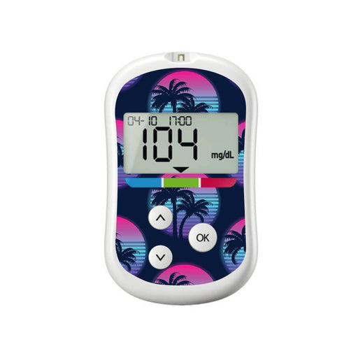 Neon Sunset For Onetouch Verio Flex Glucometer Peelz