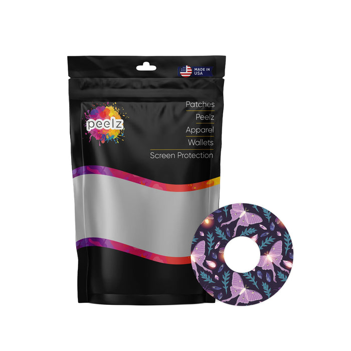 Night Garden Patch Tape Designed for the FreeStyle Libre 3-Pump Peelz