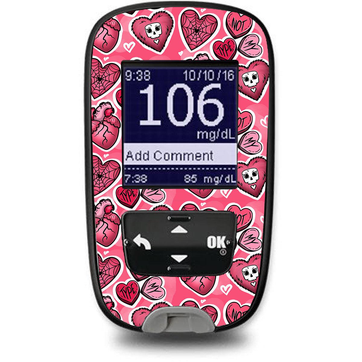 Not My Type Sticker for the Accu-Chek Guide Glucometer-Pump Peelz