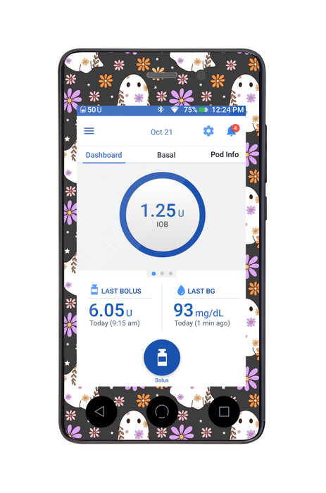 Groovy Ghosts for Omnipod DASH™
