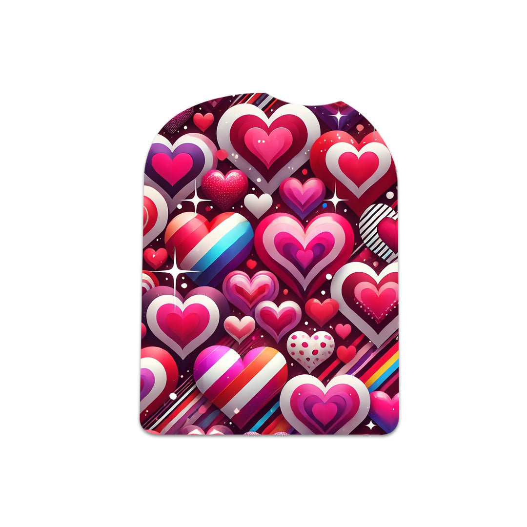 Sparkly Hearts Pod Sticker – Pump Peelz