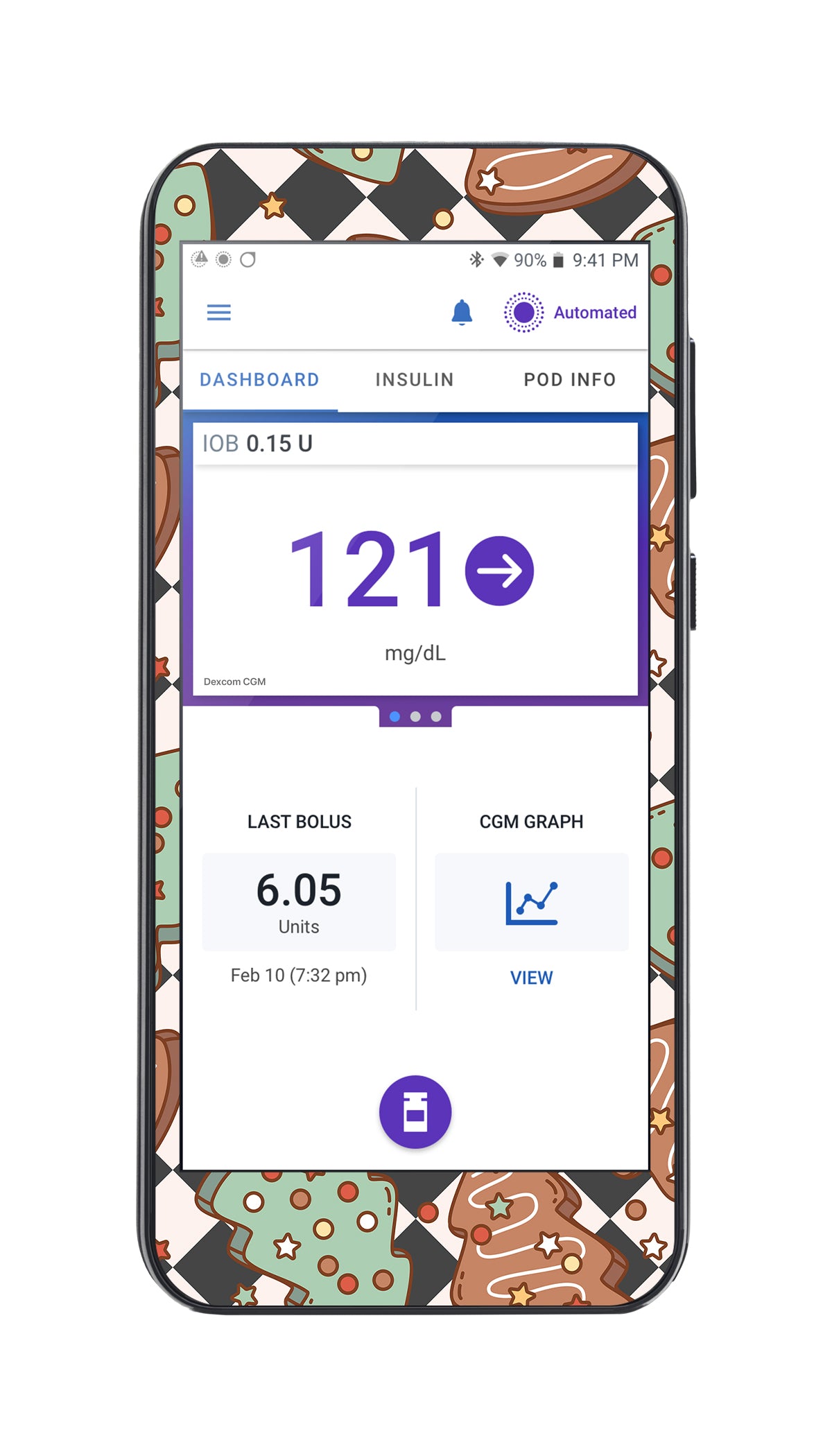 Sweet Tree Treats Sticker for Omnipod® 5 Controller – Pump Peelz