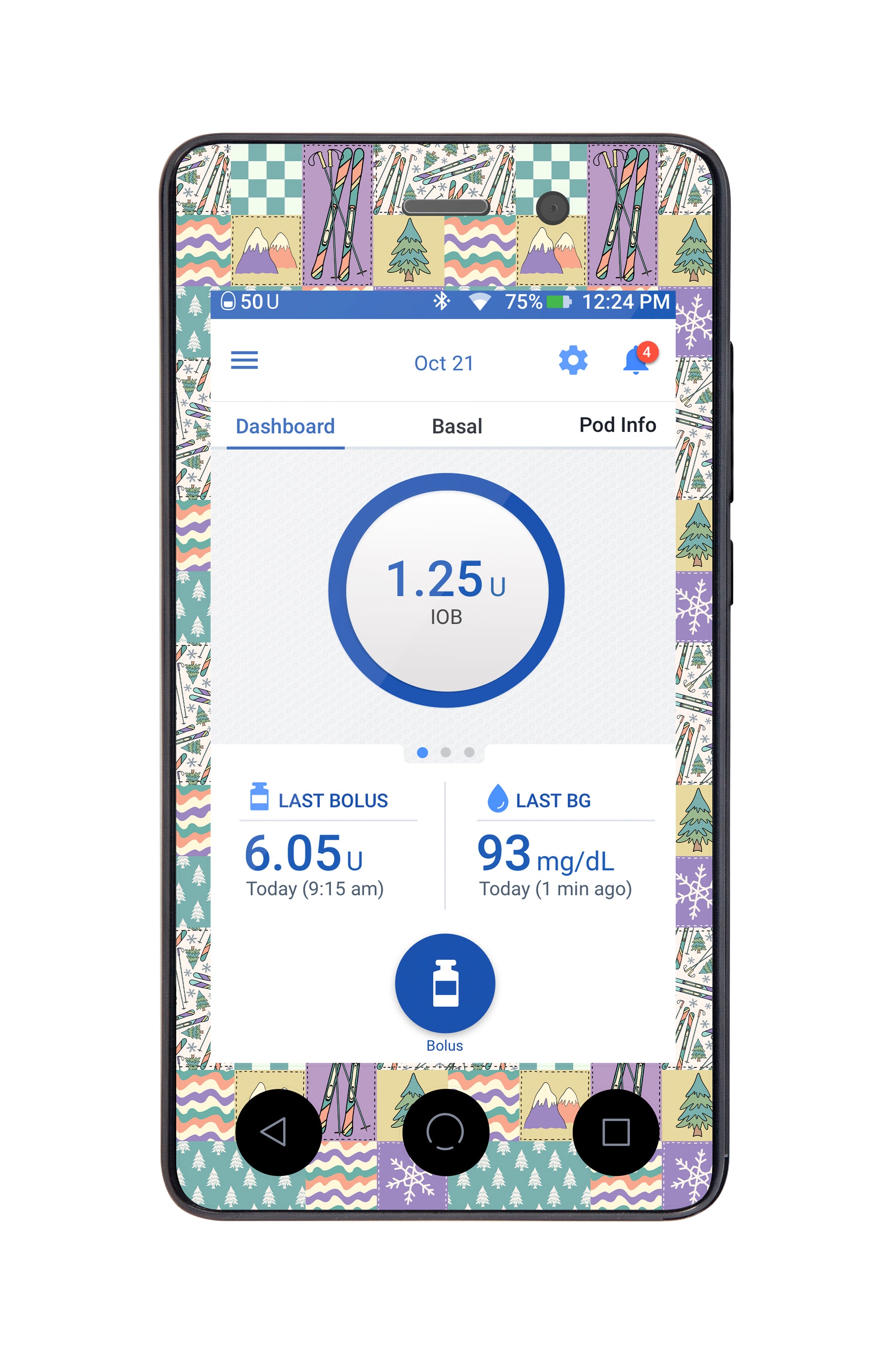 Après Ski Sticker for Omnipod DASH® PDM – Pump Peelz